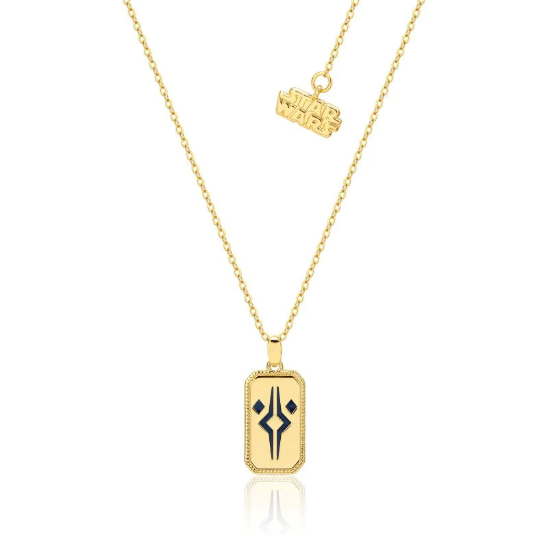 Precious Metal Star Wars Ahsoka Tano Fulcrum Necklace Yellow Gold