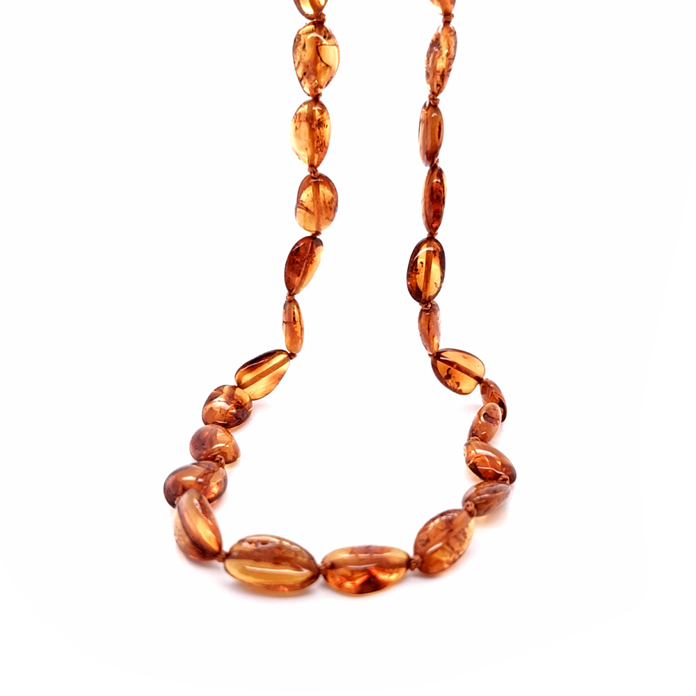 Genuine Baltic Amber Beads Necklace 585