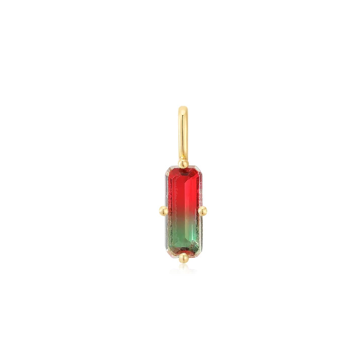 Ania Haie Gold Faceted Red Charm