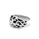 Hand Crafted Arabesque Carved Work Silver Ring