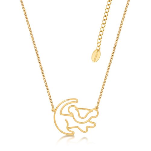 The Lion King Simba Out Line Necklace