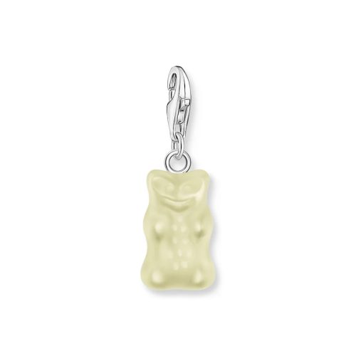 Charm Pendant Goldbears in White