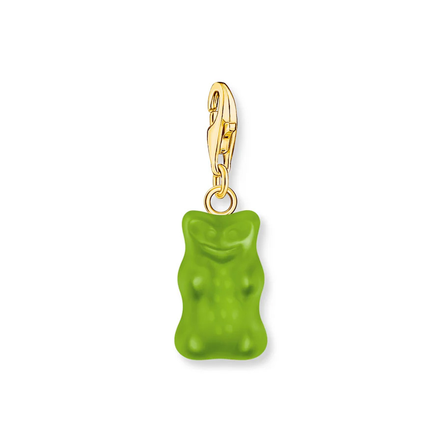 Charm Pendant Goldbears in Green