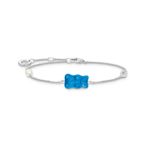 Silver Bracelet Blueberry Blue Goldbear