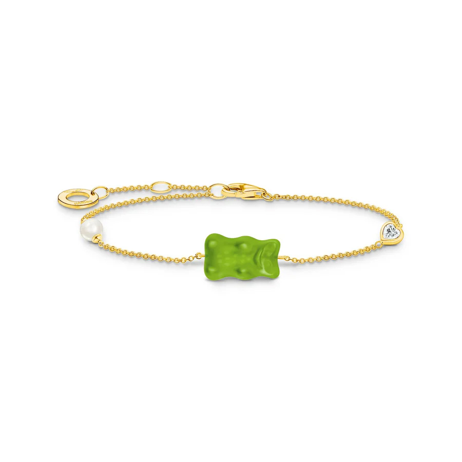 Gold-plated Bracelet Apple Green Goldbear