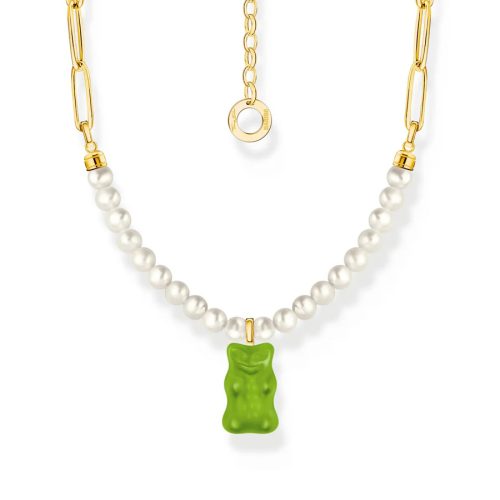 Gold-plated Link necklace Apple Green Goldbear