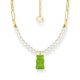 Gold-plated Link necklace Apple Green Goldbear