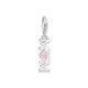 Charm Pendant Mom Heart Silver