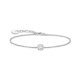 Bracelet with White Zirconia Pendant