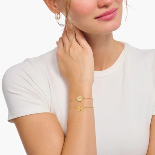 Bracelet with Star Pendant Gold