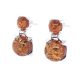 Genuine Baltic Amber Earrings 667