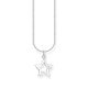 Necklace with Star Pendant Silver