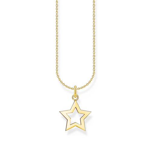 Necklace with Star Pendant Gold