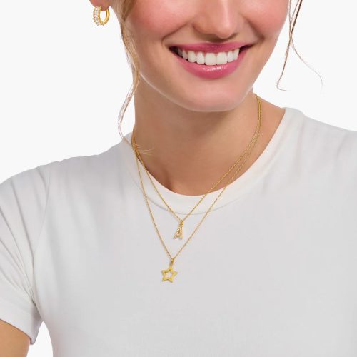 Necklace with Star Pendant Gold