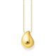 Necklace with Pendant Drop-shape Gold