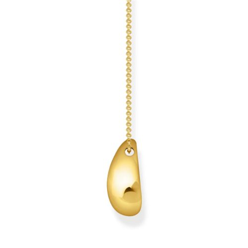 Necklace with Pendant Drop-shape Gold