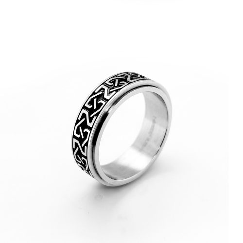 Stainless Steel Celtic Spinning Ring