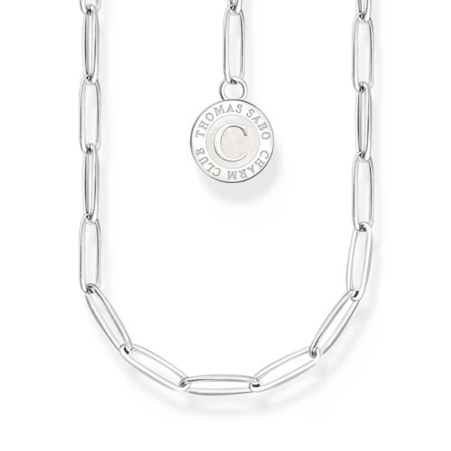 Member Charm necklace with Charmista Disc Silver