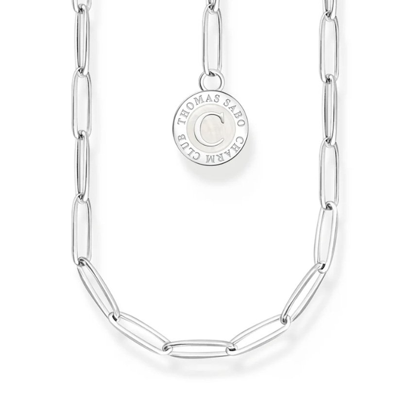 Member Charm necklace with Charmista Disc Silver