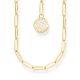 Member Charm necklace with Charmista Disc Gold