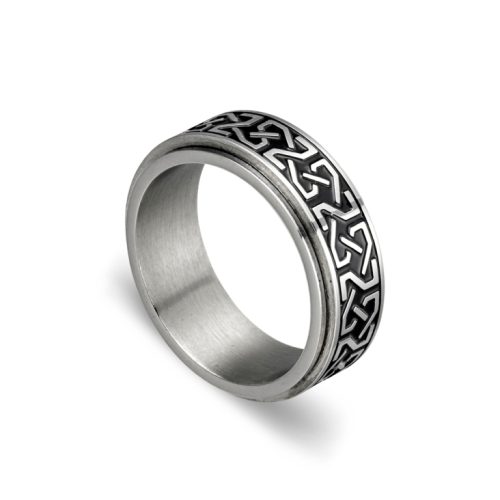 Stainless Steel Celtic Spinning Ring